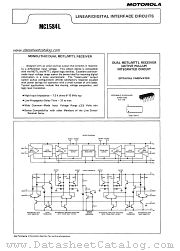 MC1584L datasheet pdf Motorola