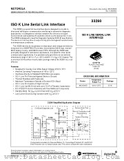 MC33290 datasheet pdf Motorola