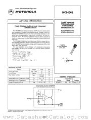 MC34061 datasheet pdf Motorola