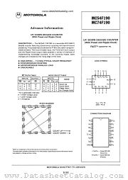 MC74F190N datasheet pdf Motorola