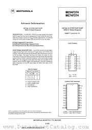 MC74F374 datasheet pdf Motorola