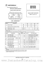 MC74F08 datasheet pdf Motorola