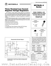 MC79L18ACP datasheet pdf Motorola