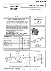 MCB1709F datasheet pdf Motorola