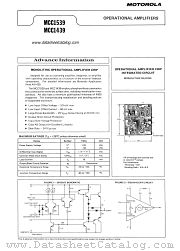 MCC1539 datasheet pdf Motorola