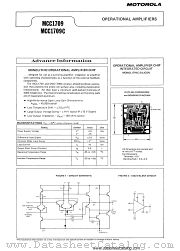 MCC1709 datasheet pdf Motorola