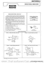 MCH2870MR datasheet pdf Motorola