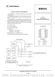 MCM93425 datasheet pdf Motorola