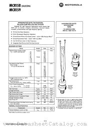 MCR159-70 datasheet pdf Motorola