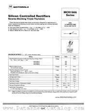 MCR1906-6 datasheet pdf Motorola