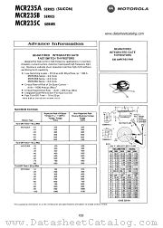 MCR235C-100 datasheet pdf Motorola