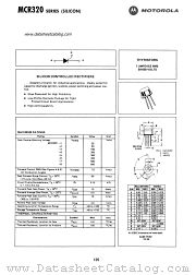 MCR320-4 datasheet pdf Motorola