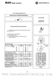 MCR39-40 datasheet pdf Motorola