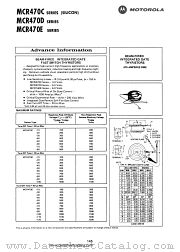 MCR470D datasheet pdf Motorola