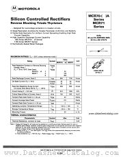 MCR71-2 datasheet pdf Motorola