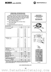 MCR800 datasheet pdf Motorola