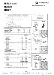 MD7021 datasheet pdf Motorola
