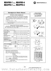 MDA980-3 datasheet pdf Motorola