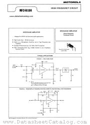 MFC4010A datasheet pdf Motorola