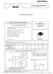 MFC8010 datasheet pdf Motorola