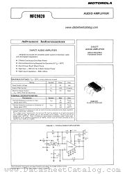 MFC9020 datasheet pdf Motorola