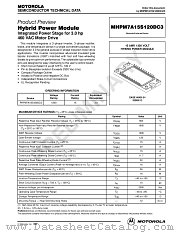 MHPM7A15S120DC3 datasheet pdf Motorola