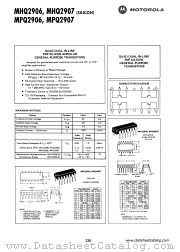 MHQ2907 datasheet pdf Motorola