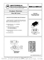 MHW1121 datasheet pdf Motorola