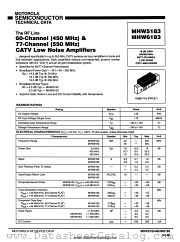 MHW5183 datasheet pdf Motorola