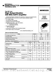 MHW5225 datasheet pdf Motorola