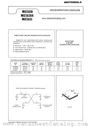 MIC5830A datasheet pdf Motorola