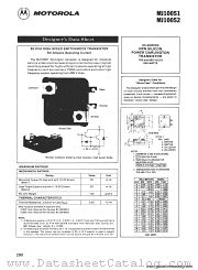 MJ10052 datasheet pdf Motorola