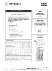 MJ16008 datasheet pdf Motorola