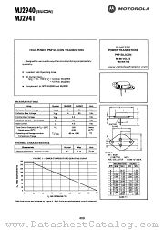 MJ2941 datasheet pdf Motorola