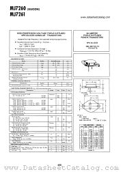 MJ7261 datasheet pdf Motorola