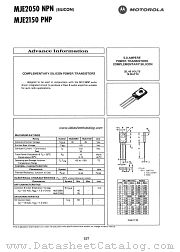 MJE2050 datasheet pdf Motorola