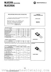 MJE205K datasheet pdf Motorola