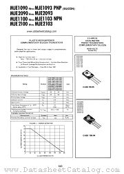 MJE2100 datasheet pdf Motorola