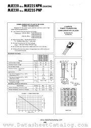 MJE235 datasheet pdf Motorola