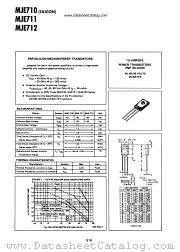 MJE712 datasheet pdf Motorola