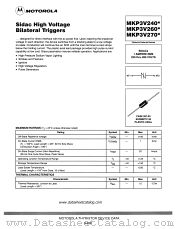 MKP3V260 datasheet pdf Motorola