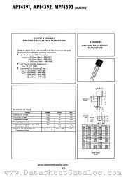 MPF4391 datasheet pdf Motorola