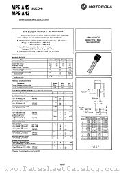 MPS-A42 datasheet pdf Motorola