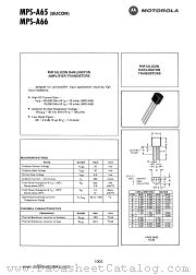 MPS-A66 datasheet pdf Motorola