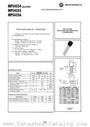 MPS4356 datasheet pdf Motorola