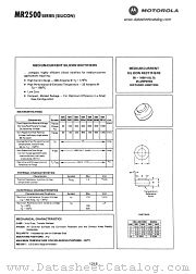 MR2508 datasheet pdf Motorola
