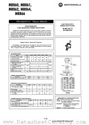 MR860 datasheet pdf Motorola