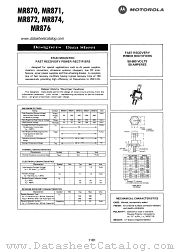 MR872 datasheet pdf Motorola