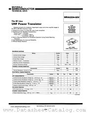 MRA0204-60V datasheet pdf Motorola