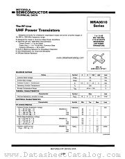 MRA0610-40A datasheet pdf Motorola